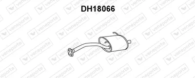 Silenciador posterior Daihatsu CHARADE III