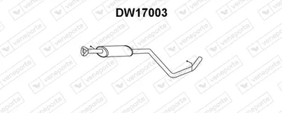 silenciador del medio Daewoo NUBIRA · Daewoo NUBIRA Wagon · Daewoo NUBIRA Saloon