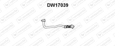 Tubo de escape VENEPORTE DW17039