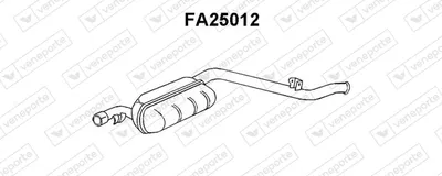 Silenciador posterior Fiat PANDA