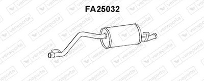 Silenciador posterior Fiat PANDA · Autobianchi Y10