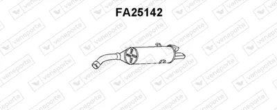 Silenciador posterior Fiat RITMO