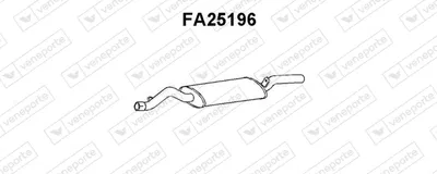 Silenciador posterior Fiat 131