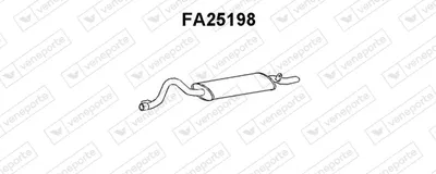 Silenciador posterior Fiat 131