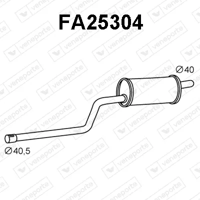 Presilenciador Fiat FIORINO Box Body/MPV · Fiat FIORINO Pick up