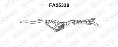 Silenciador posterior Fiat MAREA