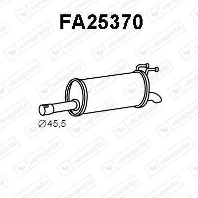 Silenciador posterior Fiat MULTIPLA