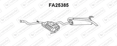 Silenciador posterior Fiat MAREA Weekend