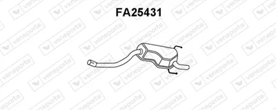 Silenciador posterior Fiat PUNTO