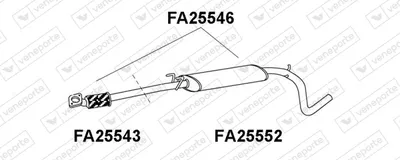 Presilenciador Fiat STILO · Fiat STILO Multi Wagon