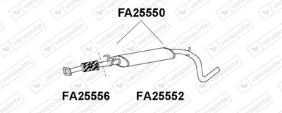 Presilenciador Fiat STILO · Fiat STILO Multi Wagon