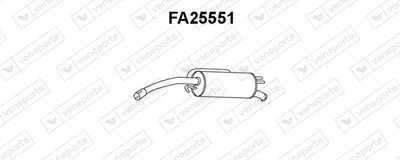 Silenciador posterior Fiat STILO