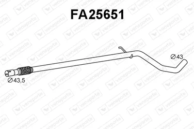 Tubo de escape Fiat PANDA · Fiat PANDA Hatchback Van