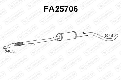 Presilenciador Fiat PANDA · Fiat PANDA Hatchback Van