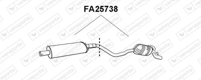 Silenciador posterior Fiat PUNTO