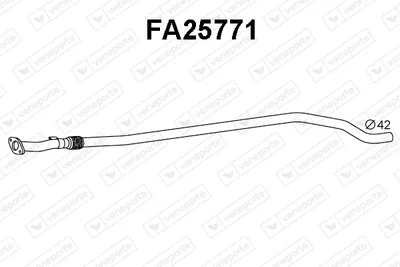Tubo de escape Alfa Romeo MITO · Fiat GRANDE PUNTO · Fiat PUNTO EVO