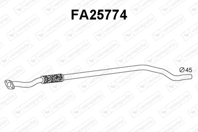 Tubo de escape Fiat GRANDE PUNTO