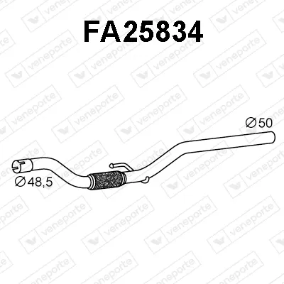 Tubo de escape Fiat DOBLO MPV · Fiat DOBLO Box Body/MPV