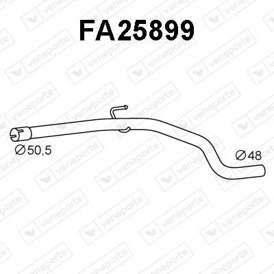 Tubo de escape Alfa Romeo MITO · Fiat GRANDE PUNTO · Fiat GRANDE PUNTO Van