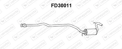 silenciador del medio Ford ESCORT III · Ford ESCORT IV · Ford ESCORT IV Express