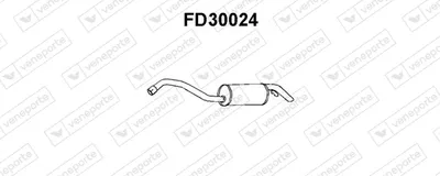 Silenciador posterior Ford ESCORT V Turnier