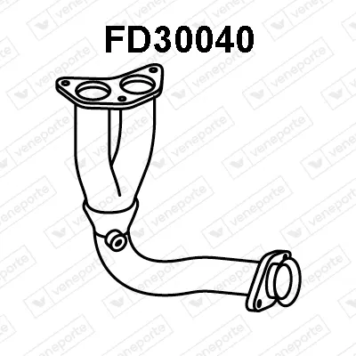 Tubo de escape Ford FIESTA III