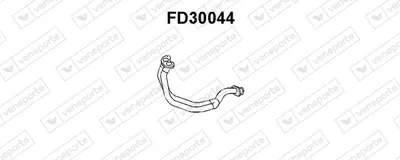 Tubo de escape Ford FIESTA III · Ford FIESTA Box Body/MPV