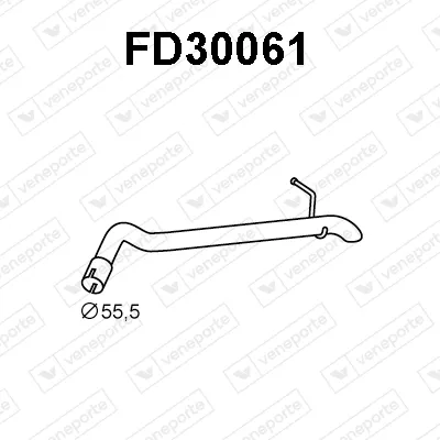 Tubo de escape Ford TRANSIT CONNECT