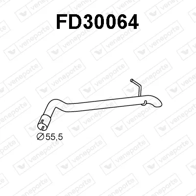 Tubo de escape Ford TRANSIT CONNECT