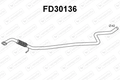 Tubo de escape Ford FIESTA VI