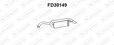 Silenciador posterior Ford ESCORT V · Ford ESCORT V Convertible