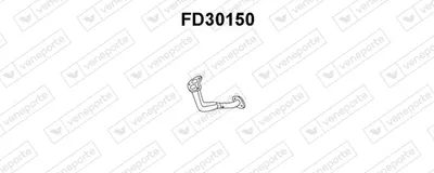 Tubo de escape Ford FIESTA III