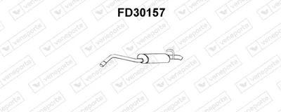 Silenciador posterior Ford ESCORT IV Express · Ford ESCORT V Express · Ford ESCORT VI Estate Van