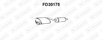 Silenciador posterior Ford TRANSIT Bus · Ford TRANSIT Van · Ford TRANSIT Platform/Chassis
