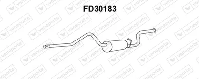 Silenciador posterior Ford TRANSIT Bus · Ford TRANSIT Van · Ford TRANSIT Platform/Chassis