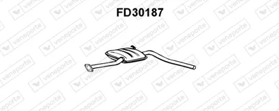Presilenciador Ford SIERRA II Hatchback · Ford SIERRA II · Ford SIERRA II Turnier