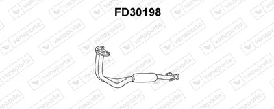 Tubo de escape VENEPORTE FD30198