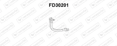 Tubo de escape VENEPORTE FD30201