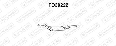 Silenciador posterior Ford GRANADA · Ford GRANADA II · Ford GRANADA Turnier