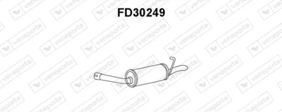 Silenciador posterior Ford SCORPIO I