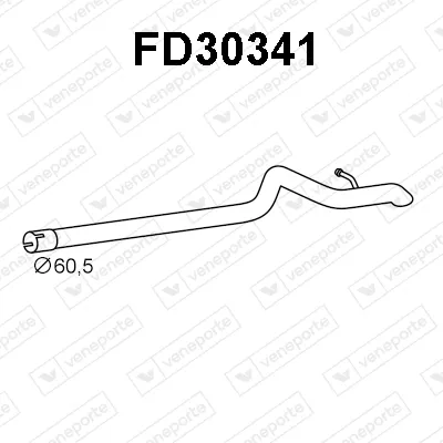 Tubo de escape Ford TRANSIT Bus · Ford TRANSIT Van · Ford TRANSIT Platform/Chassis