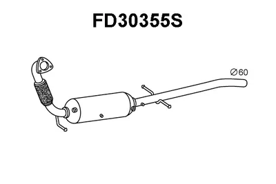 Filtro de partículas VENEPORTE FD30355S