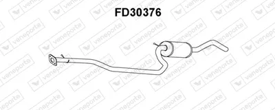 silenciador del medio Ford FIESTA IV · Mazda 121 III
