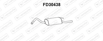 Silenciador posterior Ford ESCORT VI · Ford ESCORT VI Convertible · Ford ESCORT CLASSIC