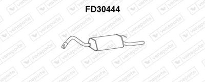 Silenciador posterior Ford ESCORT VI Turnier · Ford ESCORT CLASSIC Turnier