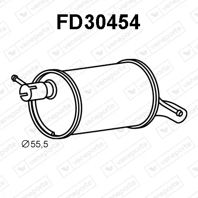 Silenciador posterior Ford GALAXY I · Vw SHARAN · Vw SHARAN VAN