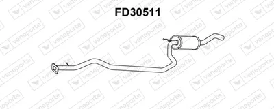 Presilenciador Ford FIESTA IV · Ford PUMA