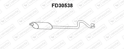 Silenciador posterior Ford TRANSIT Bus · Ford TRANSIT Van · Ford TRANSIT Platform/Chassis