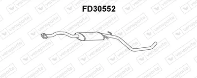 silenciador del medio Ford ESCORT V · Ford ESCORT V Turnier · Ford ESCORT V Saloon