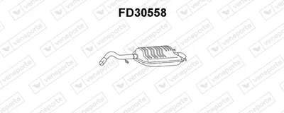 Silenciador posterior Ford ESCORT V · Ford ESCORT V Convertible